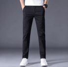 Casual outfit set light gray + black (T-shirt+pants) - Antonios