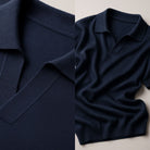 Casual outfit set navy blue + black (T-shirt+pants) - Antonios