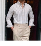 Casual Retro Striped Shirt - Antonios