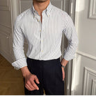 Casual Retro Striped Shirt - Antonios