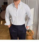 Casual Retro Striped Shirt - Antonios