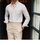 Casual Retro Striped Shirt - Antonios