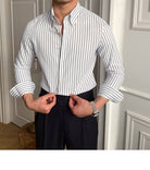 Casual Retro Striped Shirt - Antonios