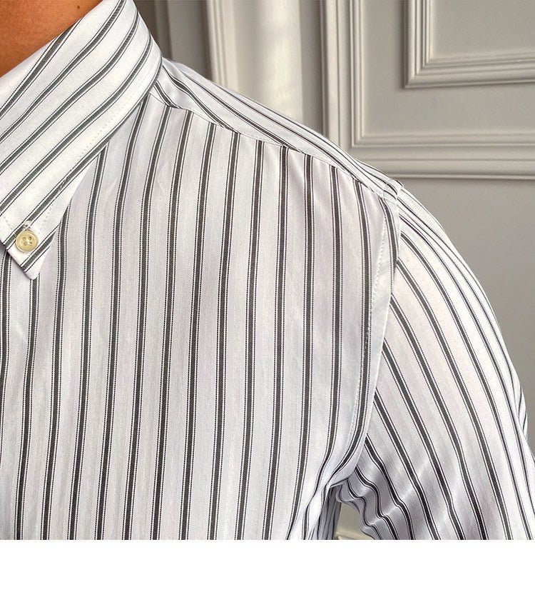 Casual Retro Striped Shirt - Antonios