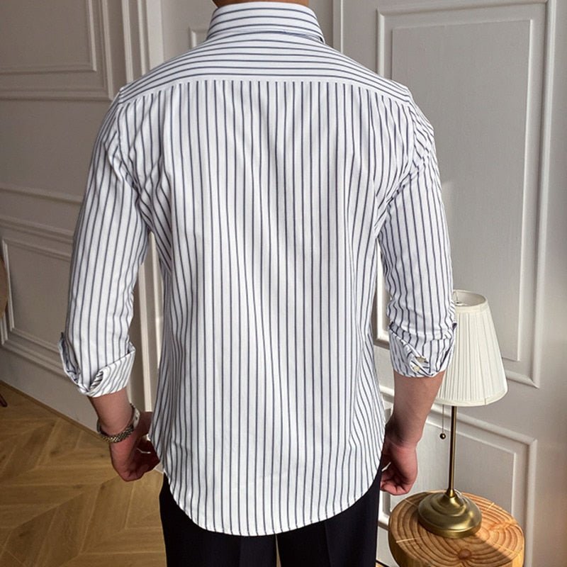 Casual Retro Striped Shirt - Antonios