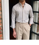 Casual Retro Striped Shirt - Antonios