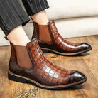 Casual snake pattern boots - Antonios