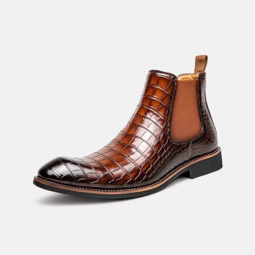 Casual snake pattern boots - Antonios