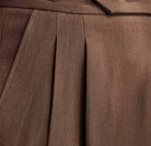 Casual wide - leg high - waist italian pants - Antonios