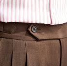 Casual wide - leg high - waist italian pants - Antonios