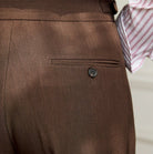 Casual wide - leg high - waist italian pants - Antonios