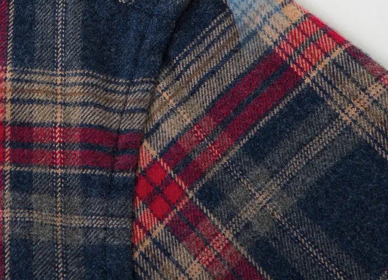 Checked pattern casual long - sleeve shirt - Antonios