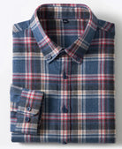 Checked pattern casual long - sleeve shirt - Antonios