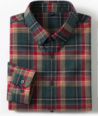 Checked pattern casual long - sleeve shirt - Antonios