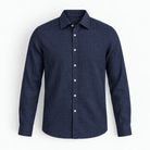 Classic linen long sleeve shirt - AntoniosClothing - White