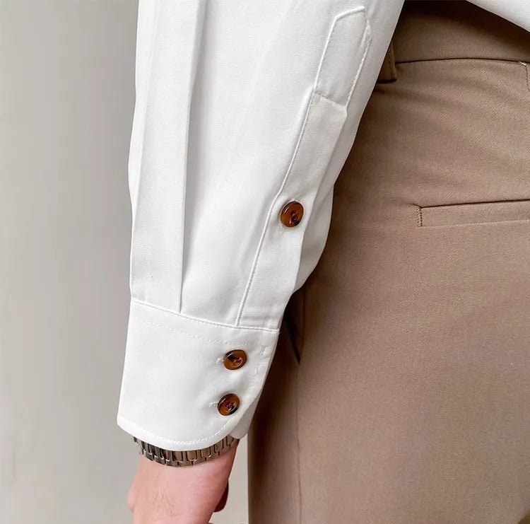 Classic single breasted shirt versatile comfort - Antonios