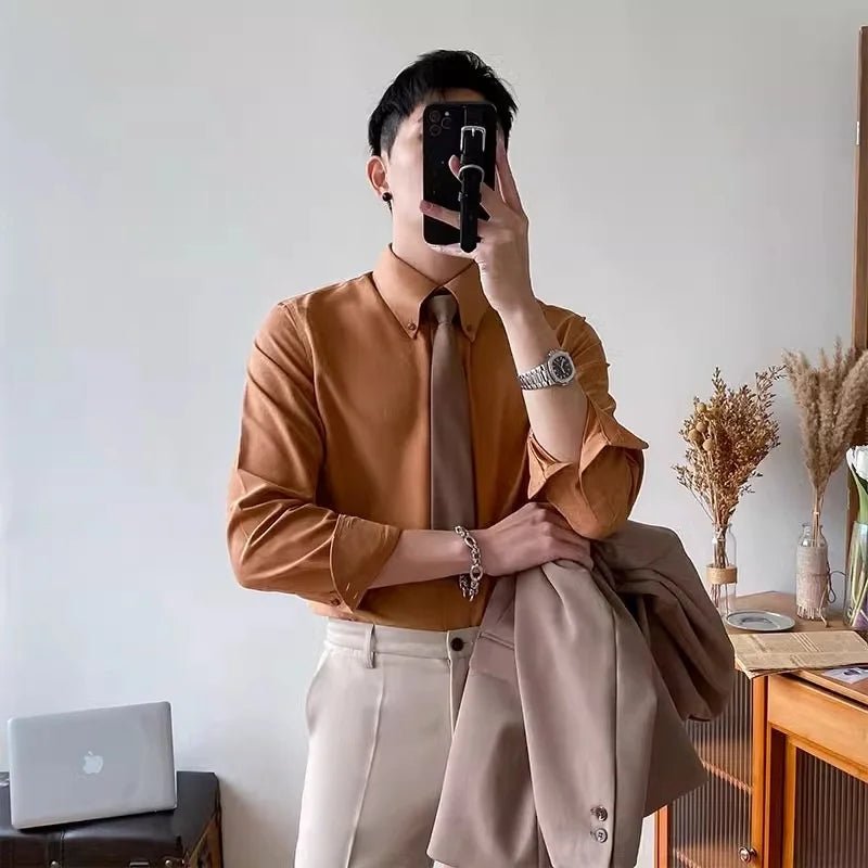 Classic single breasted shirt versatile comfort - Antonios