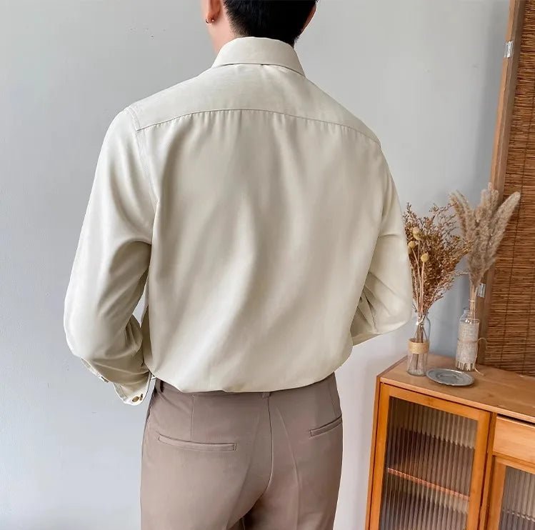 Classic single breasted shirt versatile comfort - Antonios