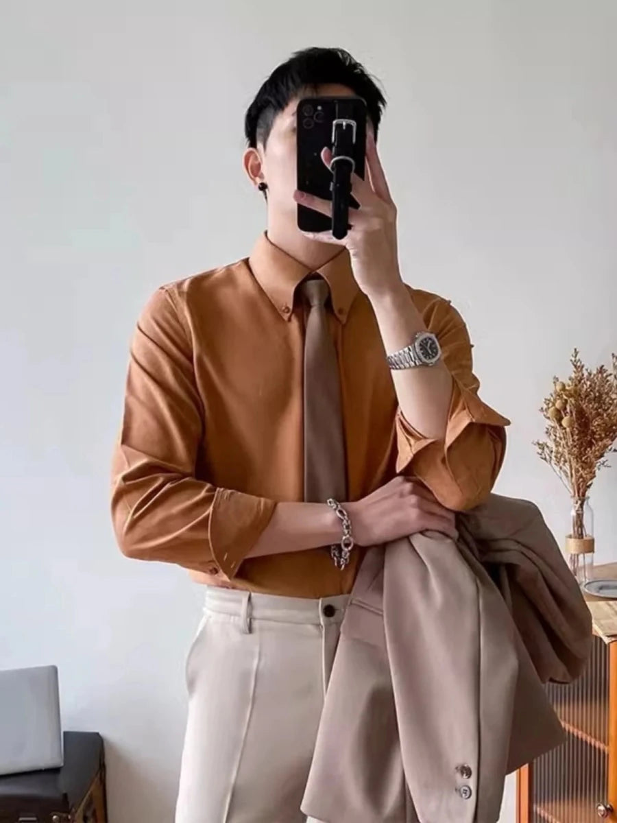 Classic single breasted shirt versatile comfort - Antonios