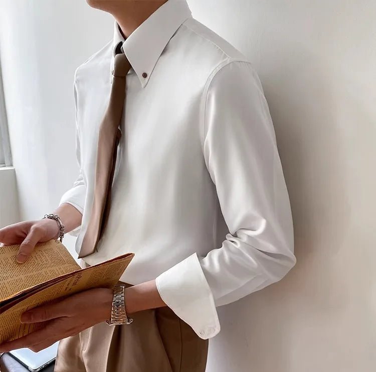 Classic single breasted shirt versatile comfort - Antonios