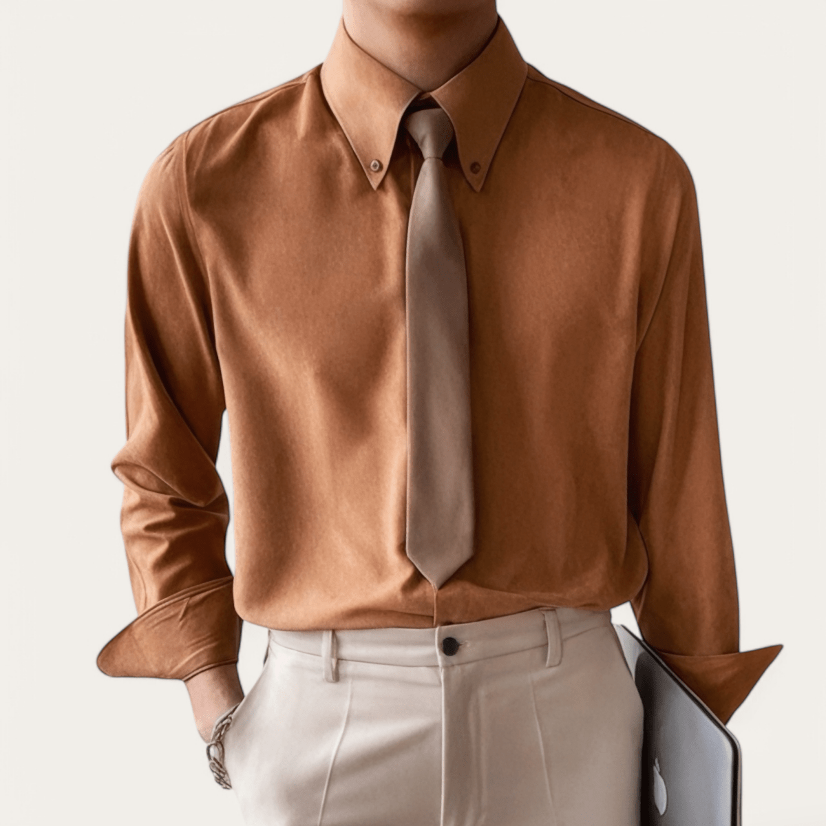 Classic single breasted shirt versatile comfort - Antonios