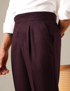 Classic single - pleat business trousers - Antonios