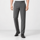 Classic stretch dress trousers - AntoniosClothing - Dark Gray (Full Length)