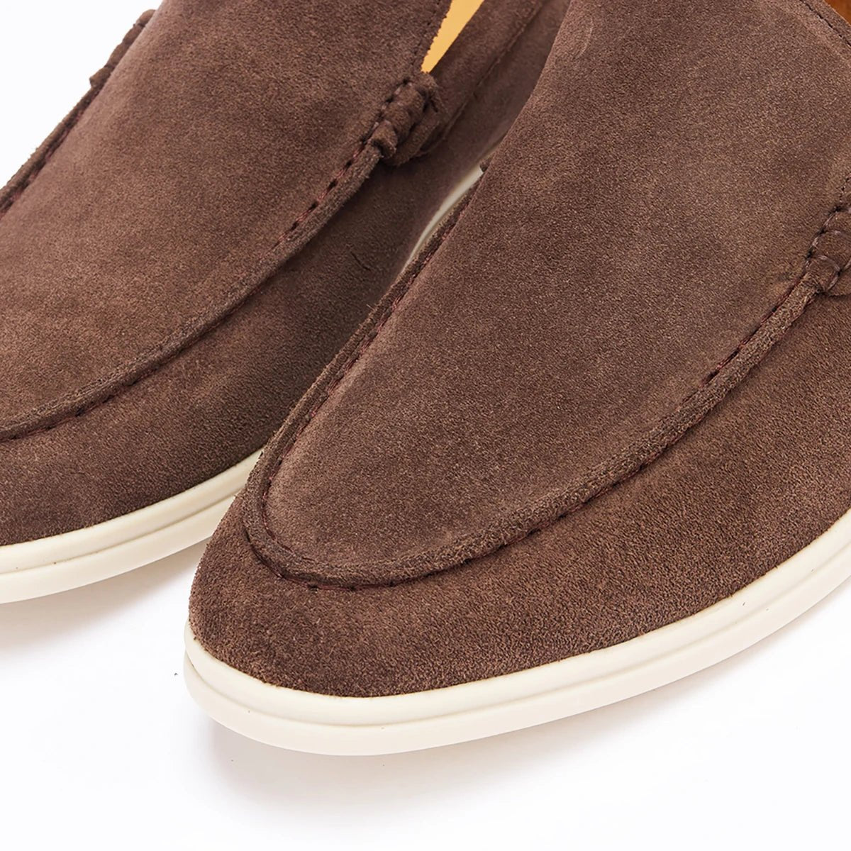 Classic suede penny old money loafers - Antonios