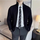 Cold season knit zipper sweater - Antonios