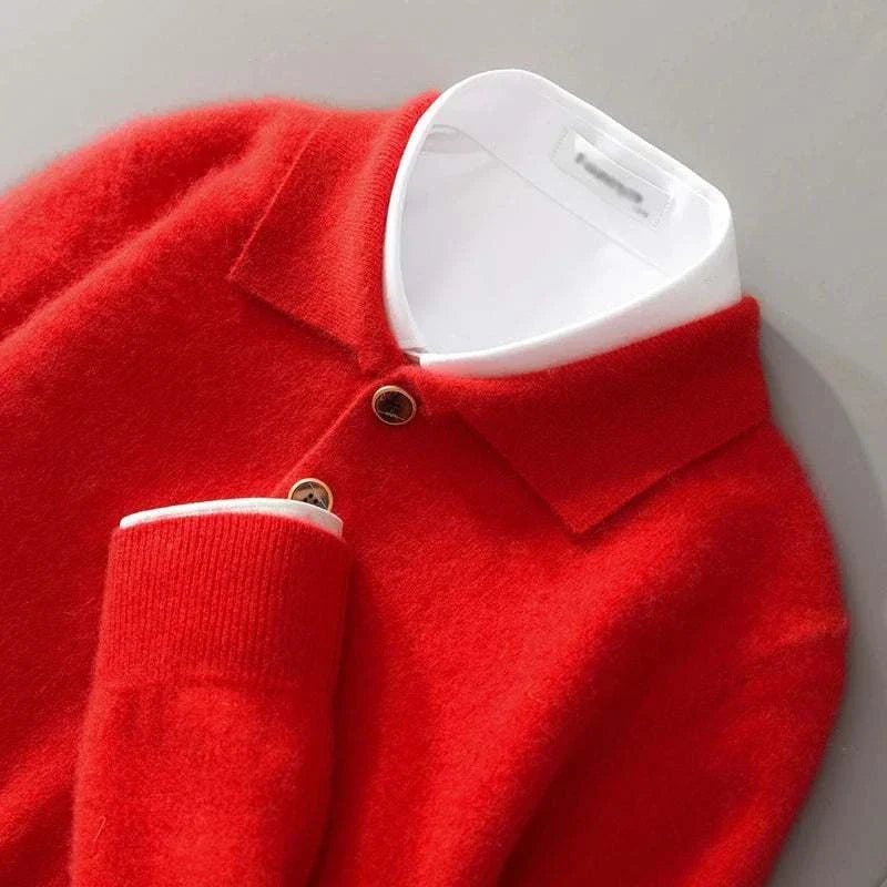 Cold season pure wool sweater - Antonios