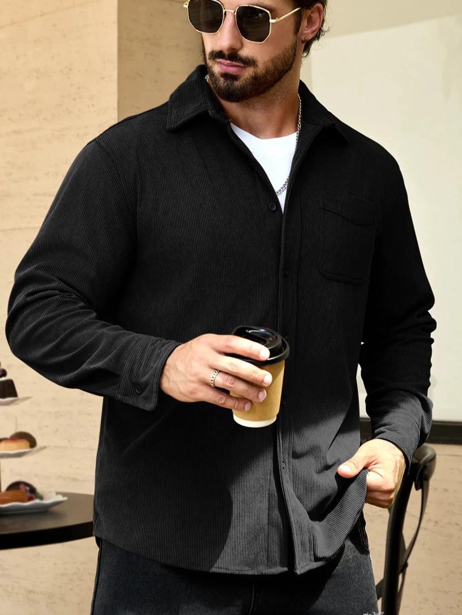 Corduroy oversized shirt - Antonios