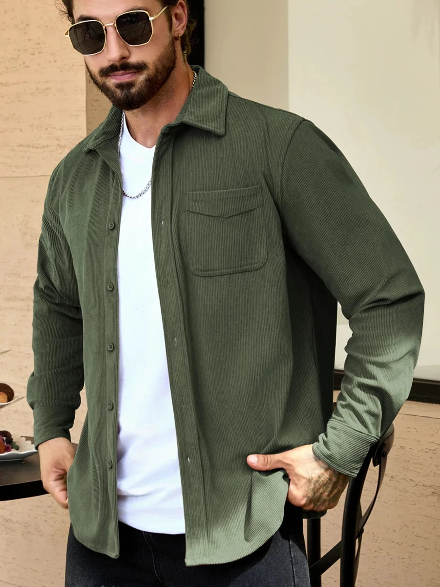 Corduroy oversized shirt - Antonios