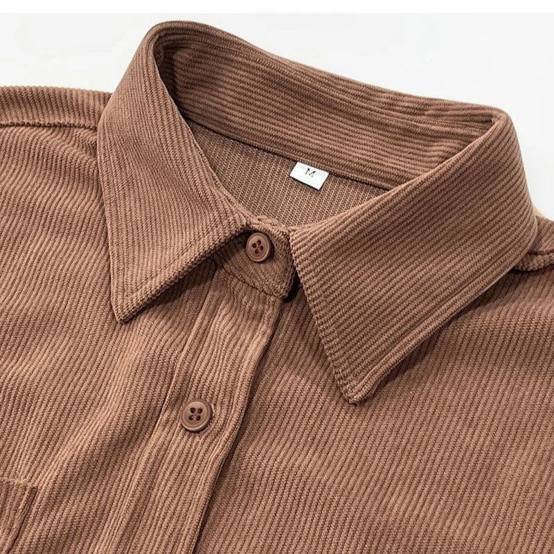 Corduroy oversized shirt - Antonios