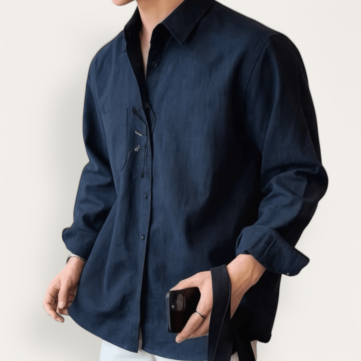 Cotton casual shirt lightweight beach style - Antonios