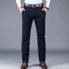 Cotton classic smart - casual pants - Antonios