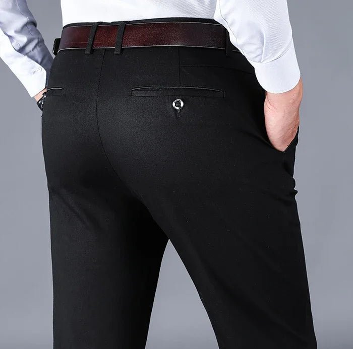 Cotton classic smart - casual pants - Antonios