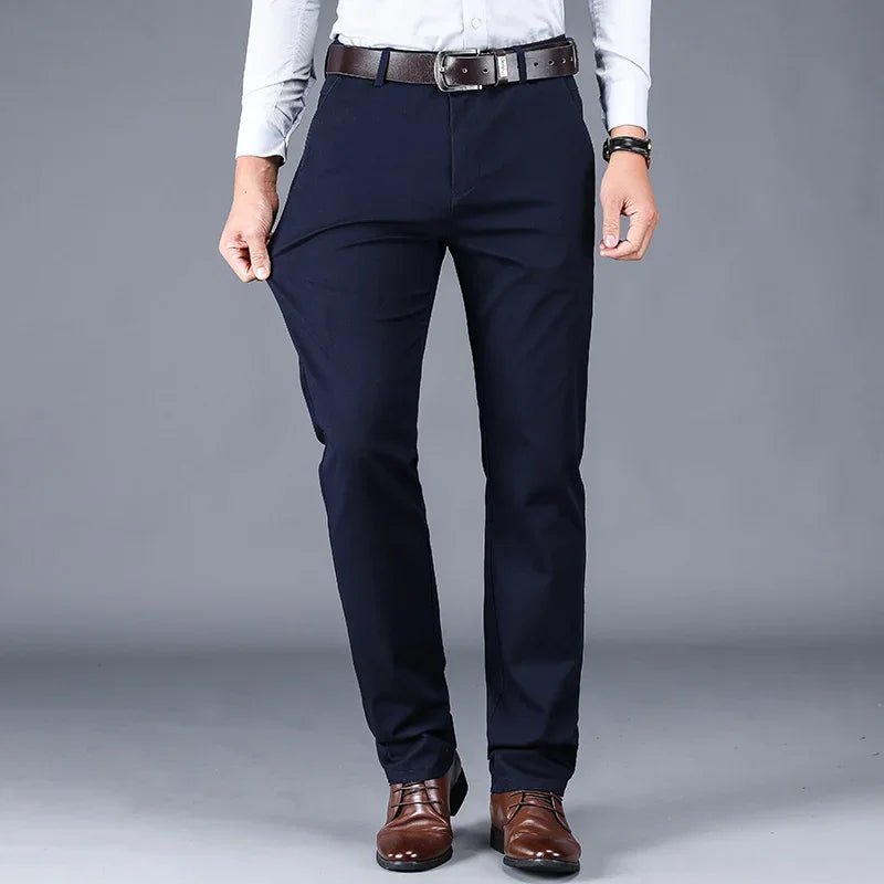 Cotton classic smart - casual pants - Antonios