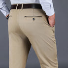 Cotton classic smart - casual pants - Antonios