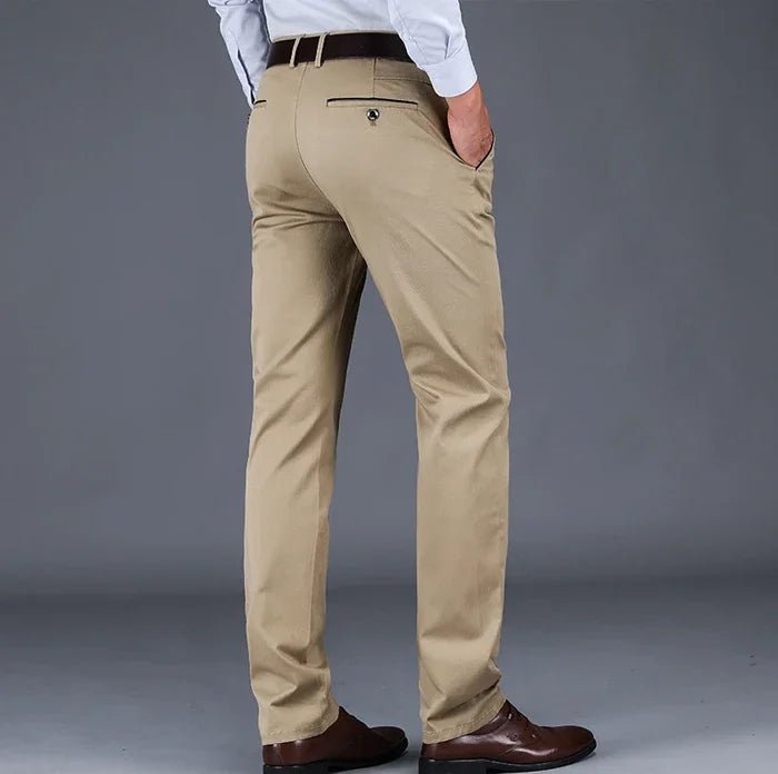 Cotton classic smart - casual pants - Antonios