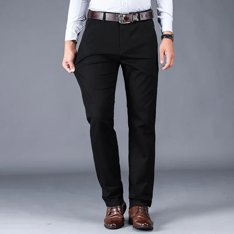 Cotton classic smart - casual pants - Antonios