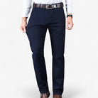 Cotton classic smart - casual pants - Antonios