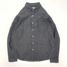 Cotton linen striped long sleeve shirt - Antonios