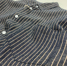 Cotton linen striped long sleeve shirt - Antonios