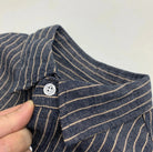Cotton linen striped long sleeve shirt - Antonios