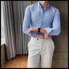 Cotton long sleeve plaid shirt - Antonios