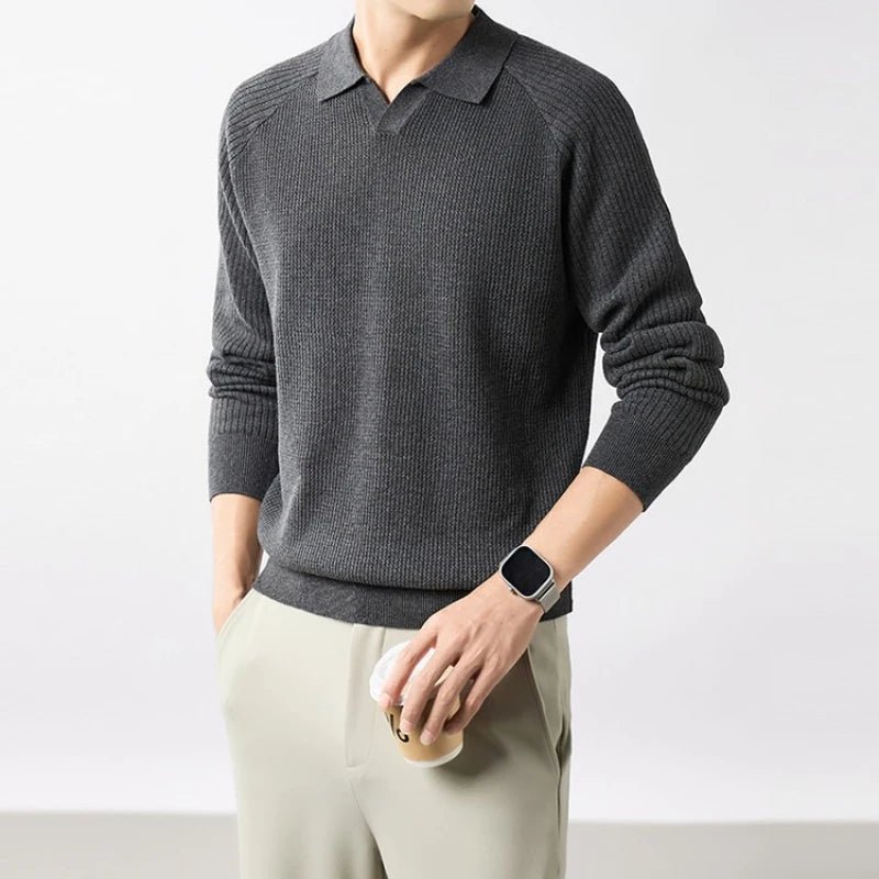 Cotton seagull collar shirt - Antonios