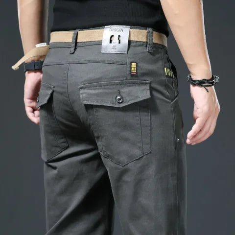 Cotton stretch smart - casual pants - Antonios