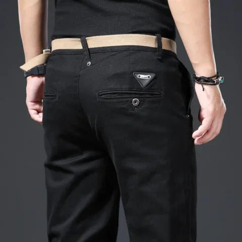 Cotton stretch smart - casual pants - Antonios