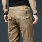 Cotton stretch smart - casual pants - Antonios