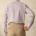 Cotton striped italian office shirt - Antonios